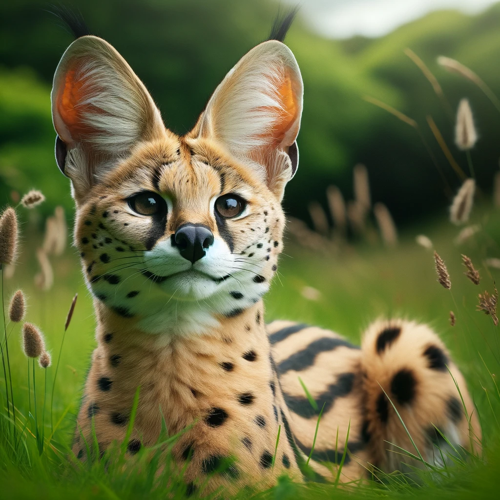 Serval wild cat